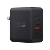 AUプラグ 140W USB-C ウォールチャージャー – ラップトップ、タブレット、スマートフォン、Type-Cデバイス用ハイパワー2ピンアダプター (100–240V入力)