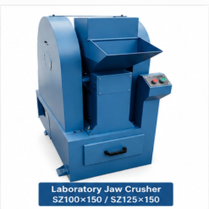 Laboratory Jaw Crusher for Mineral Sample Crushing SZ100×150