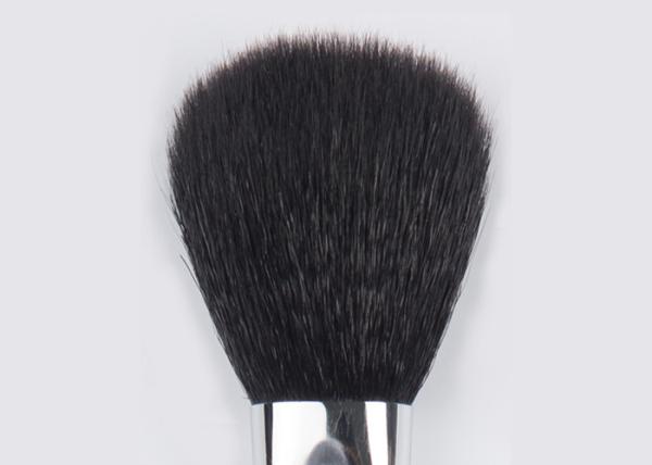 Natural Goat Hair Blush / Powder Makeup Brush With Long Handle