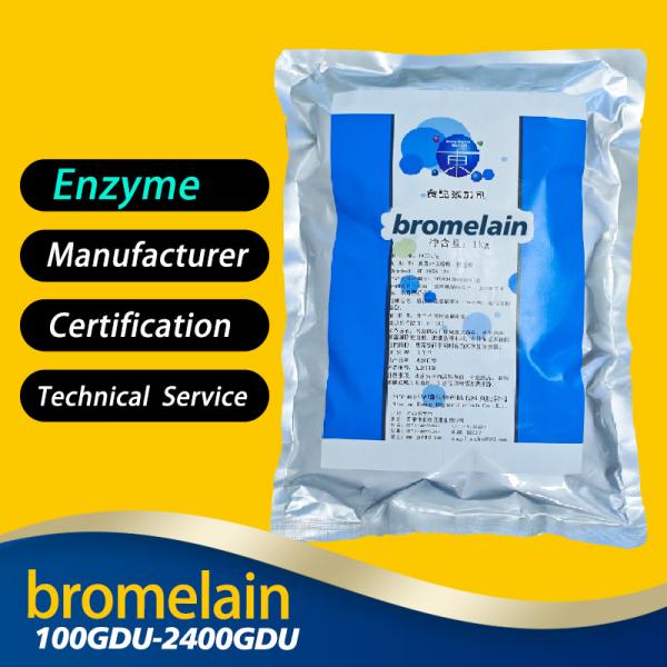 Bromelain Enzyme Powder 2400GDU Protease manufacturers, enzyme preparations have price advantages