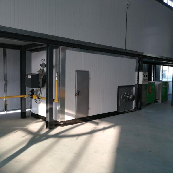CE Aluminium Powder Coating Plant / Automatic Powder Coating System Gas LPG Oil Heating