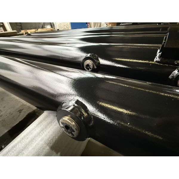 Custom Telescopic Hydraulic Cylinder High Tonnage Long Stroke Hard Chrome Plated For Crane