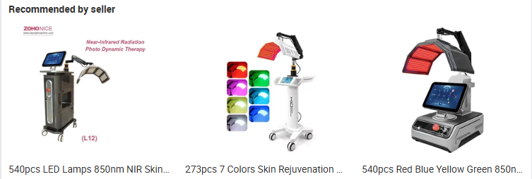 Anti aging Hair regrowth 273pcs 7 Color Double PDT Led Light Therapy Machine