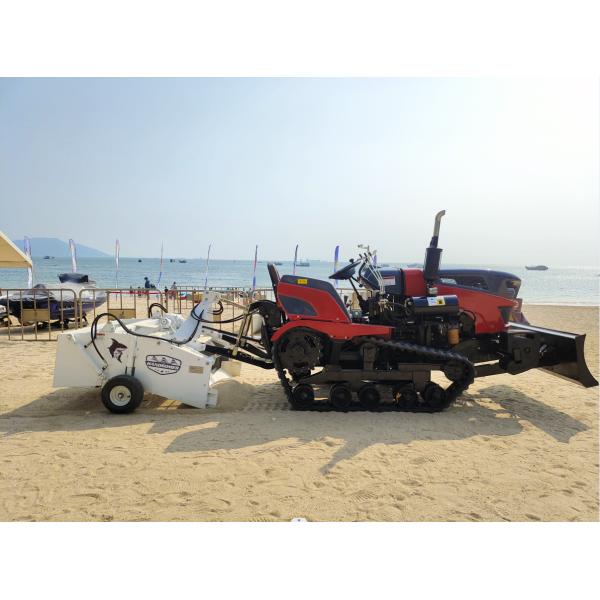 Alkaline Cleaning Beach Sweeper for Sand Cleaning The Great Beach Clean Sand Machine