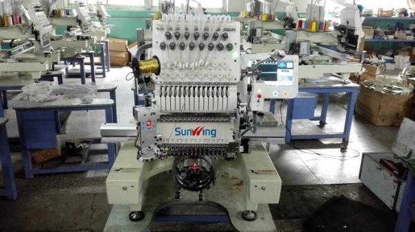Multifunction Computer Embroidery Machine Single Head With Touch Screen LCD