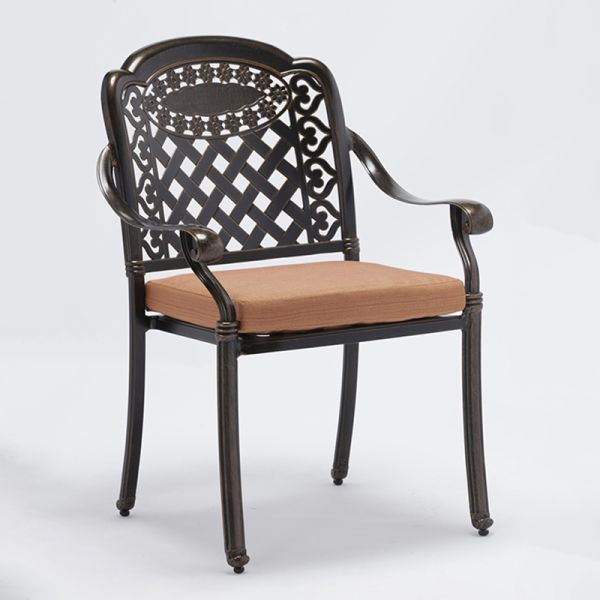 Patio Outdoor Furniture Leisure Balcony Garden Metal Table and Chairs Sets for Cafe and Dining