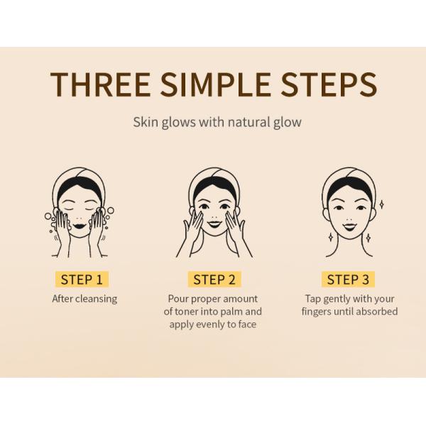 Logo personnalisé soins de la peau biologiques naturels tonique de lait hydratant soins du visage riz coréen eau tonique du visage pour femmes