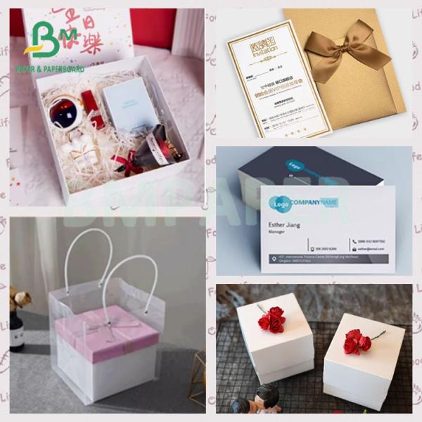 300grs Good Stiffness Smooth SBS Premium Box Sheet Ivory Board