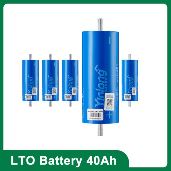 6 Mins Fast Charging 40AH Lithium Titanate LTO Battery with 25000 Times Cycle Life Yinlong LTO Cells