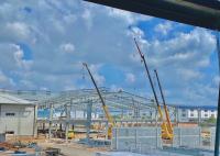 As construções do armazém da casa pré-fabricada da construção Q235 Q345 QHHK pré-fabricaram o armazém industrial da construção de aço