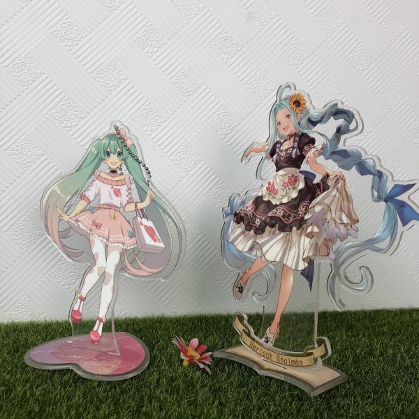 High Definition Clear Acrylic Standees With Cartoon Character Printed
