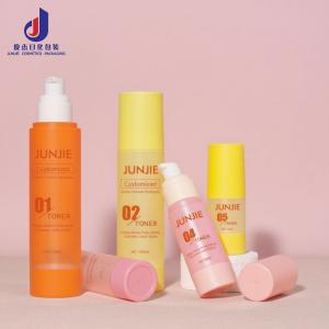 2025 Hot Sale 30ml 50ml 100ml Cosmetic Skin Care Pink Orange Airless Press Pump