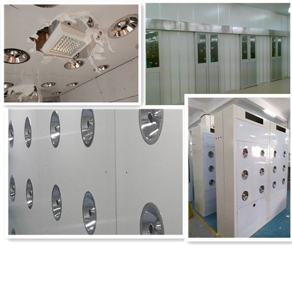 Powder Coated Steel Automatic Sliding Door Air Shower Tunnel For Electronic Factory