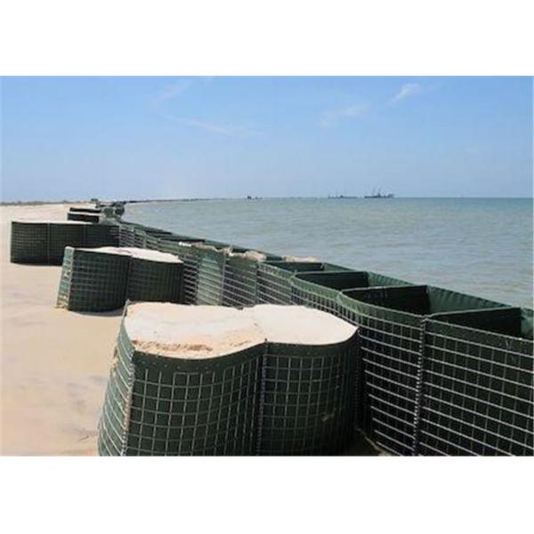250g/M2-600g/m2 Military Hesco Barriers Gabion With Hot Dipped Galvanized Wire