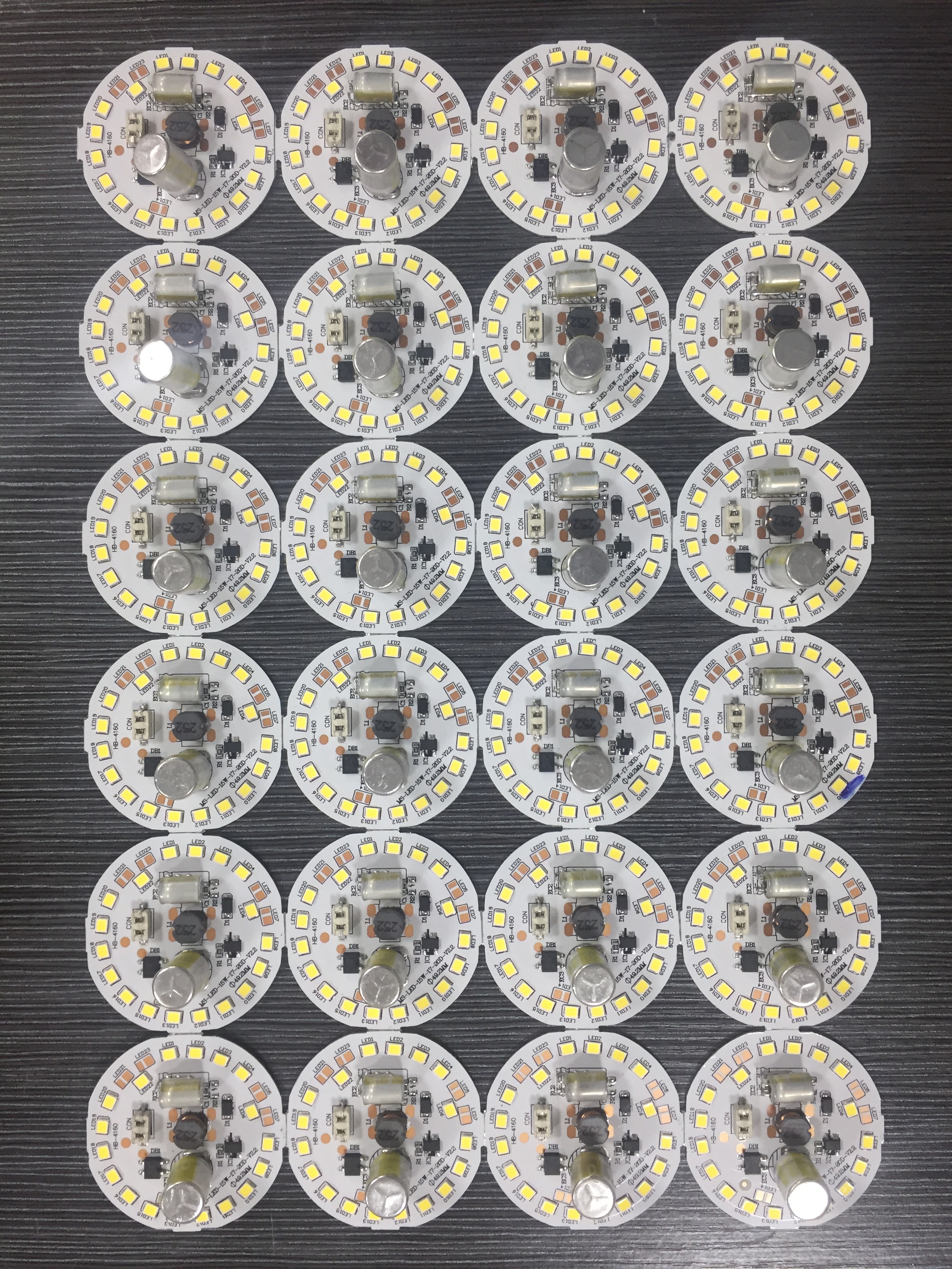 PCB СИД DOB электрической лампочки спуска модуля СИД AC 50mm 15w 18PCS Driverless