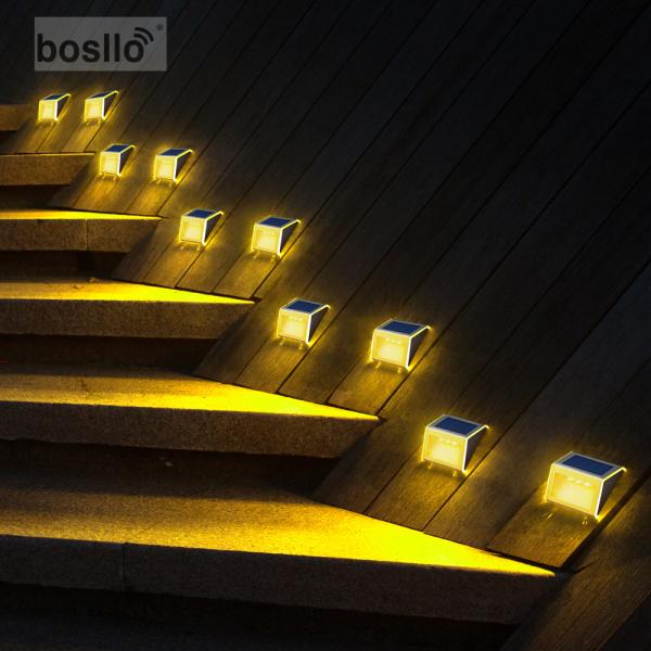 Solar Wall Lamps with Automatic Night Activation and 1.2V 700mAh AAA Battery Capacity