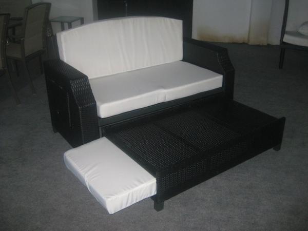 outdoor wicker sofa         