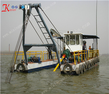 Marine Engine Cutter Suction Dredger with 10/8 Inch Pump 800 M3/H Water Flow