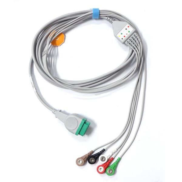 Équipement de câble ECG à pépins en acier métallique en plastique