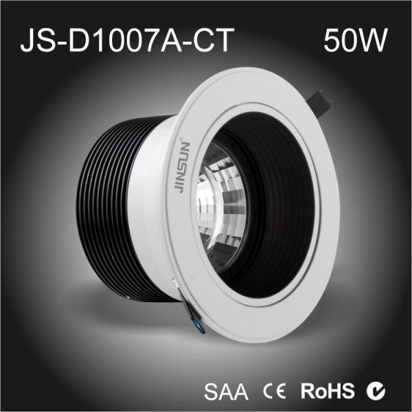 Energy safe LED ceiling cob spotlight 50w cob led downlight Sliver spotlight eyeball light