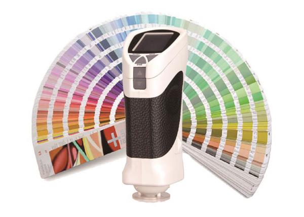 Tamanho portátil do colorímetro 77×86×210mm da medida de cor do espectrofotômetro da exposição precisa do LCD