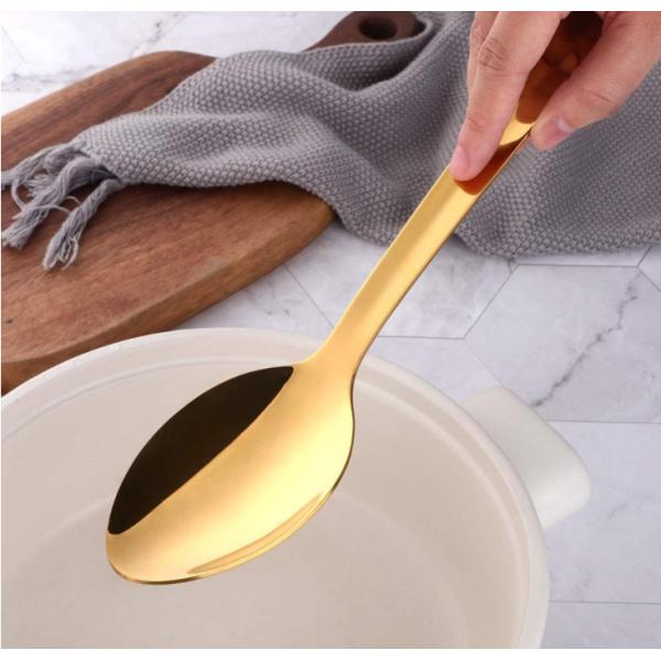 Gold Kitchen Tool Set Stainless Steel Eco Friendly Rustfree LFGB Approved