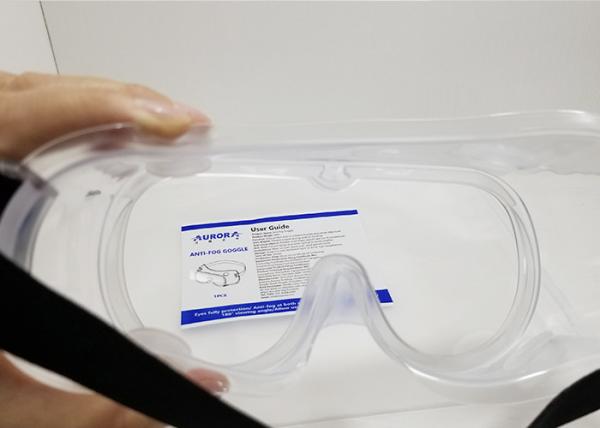 Indoor Outdoor Medical Safety Glasses Goggles PVC Personal Protective Eyewear