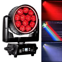 12*40W RGBW 4-In-1 Indoor LED Beeye Stage Zoom Light DMX512 Para Festa Disco