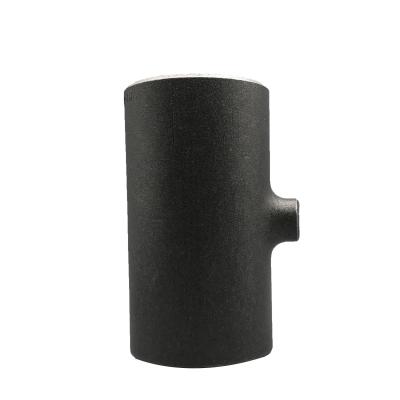 ANSI Sandblasted Or Black Painted Seamless Cast Steel Tee DIN Standard