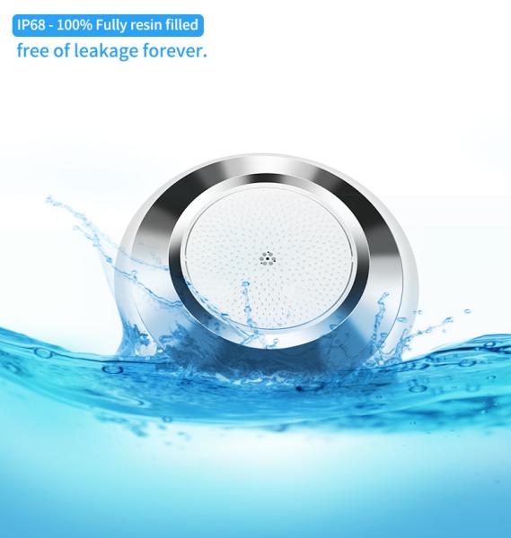 300MM 316LSS Wall Mounted LED Pool Light 12V IP68 18W 24W 35W