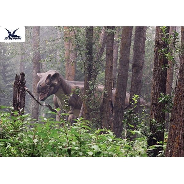 Dinosaur Replicas Life Size , Dinosaur Garden Sculpture For Forest Playground Decoration
