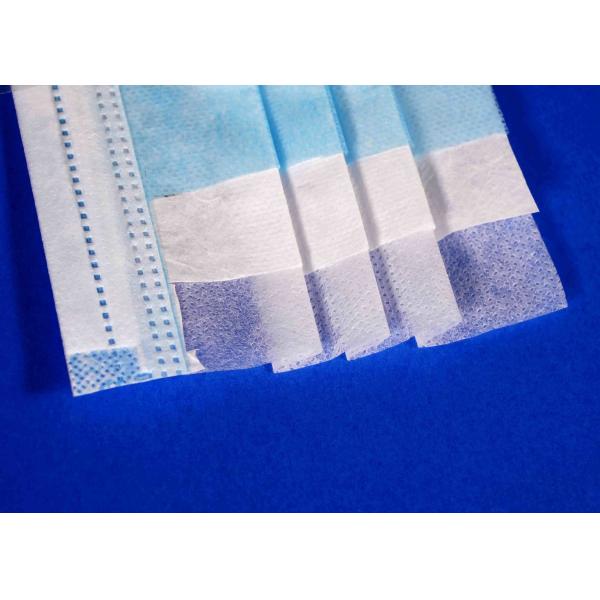 Hygienic Disposable Face Mask / Disposable Mouth Mask Eco Friendly