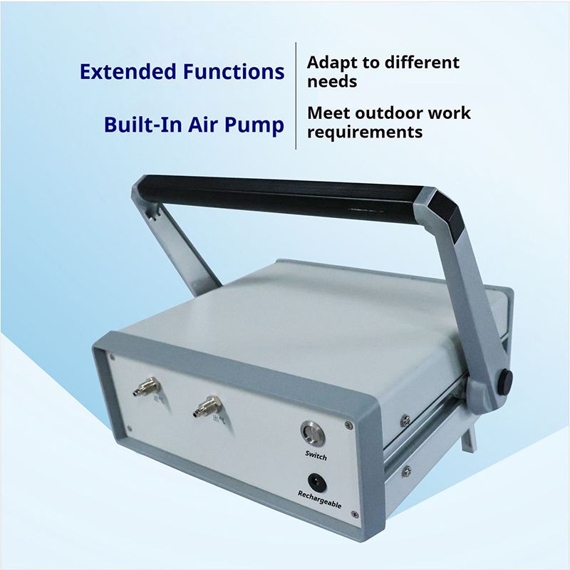 High Precision H2 Gas Detector Microfluidic Thermal Conductivity Gas Analyzer Instrument