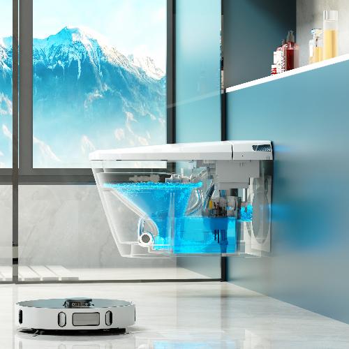 Japanese Fashion Automatic Sensor Flush Bathroom One Piece Intelligent Wc Commode Smart Toilet Bidet Bowl