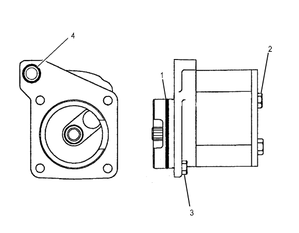 Насос низкого давления A8VO107 гусеницы 330B пилотный 126-2083