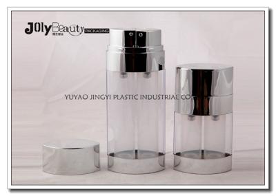 30ml Empty Plastic Double Tube PP Airless Bottle For Facial Lotion / Cream
