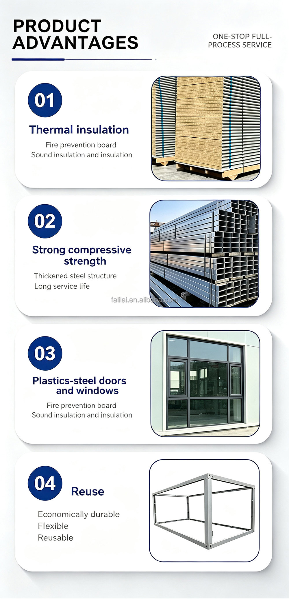 Factory Customized Building Apartment Steel Structure for Office Living Workshop Casas Prefabricadas Detachable Container House
