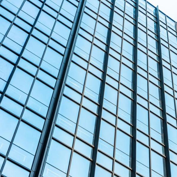 Office Building Glass Light Wall Exterior Resistance Wind Curtain Wall