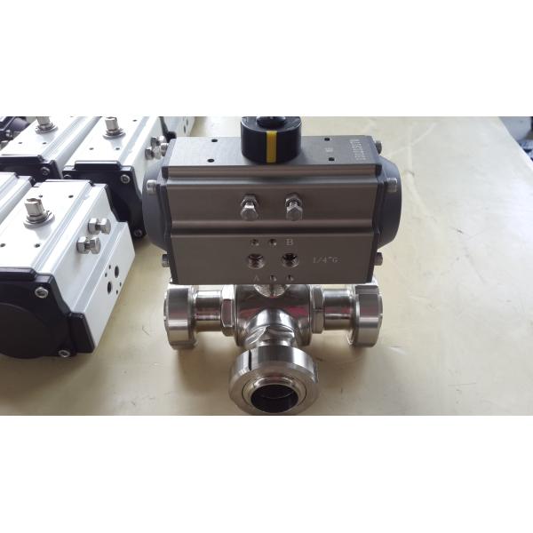 rack and pinion pneumatic rotary actuator air consumption control for valves