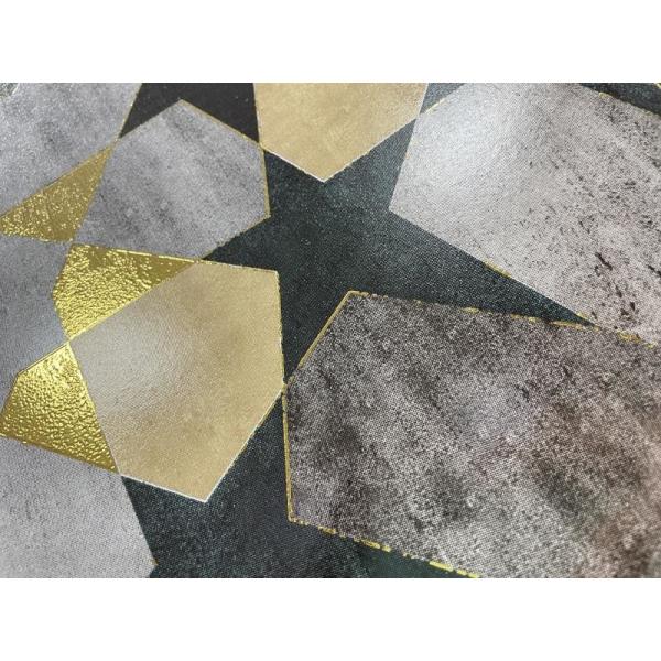 600x600mm Gold Glazed Porcelain Floor Tiles AAA Grade