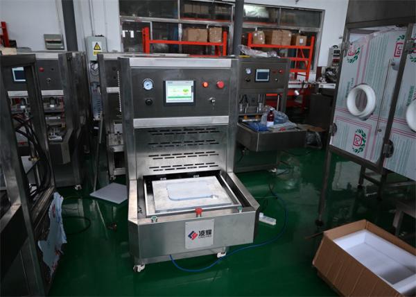 Medical Grade Plastic And Cardboard Heat Sealing Equipment Tyvek Sealing With Human Machine Interface Operation