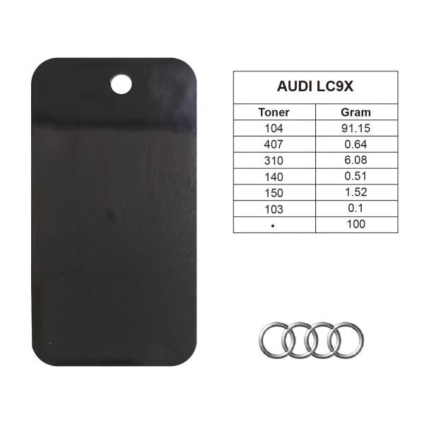 Audi LC9X マジックブラック カスタムペイント オリジナル 乾燥時間 1-2 時間