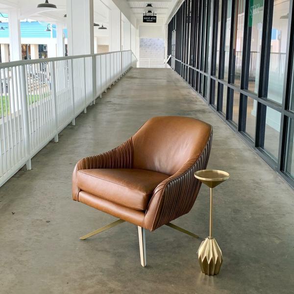 ODM Modern Swivel Chair Metal Base For Office Leisure Living Room