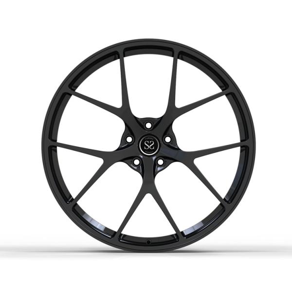 Monoblock Gloss Black Forged 22 Inch Wheels 5x114.3 For FX Alu Alloy