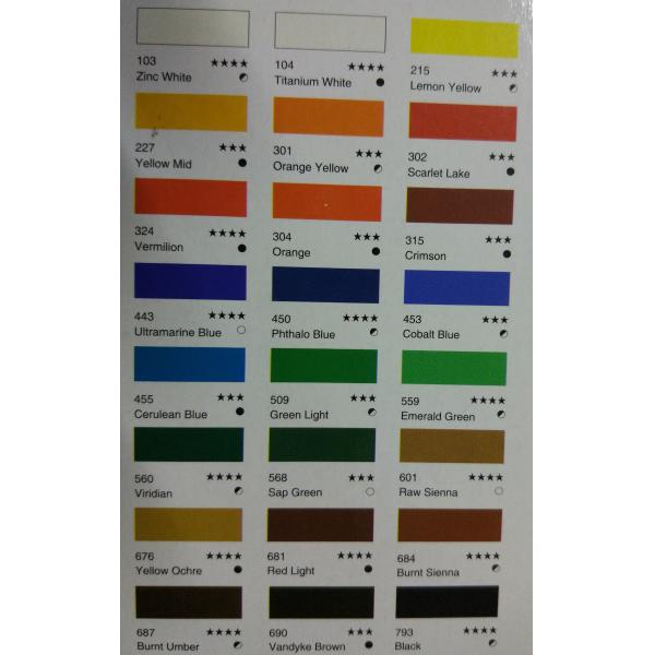 Quick Dry Acrylic Paint Pigment , Wood Paint Set Acrylic Colors For Painting