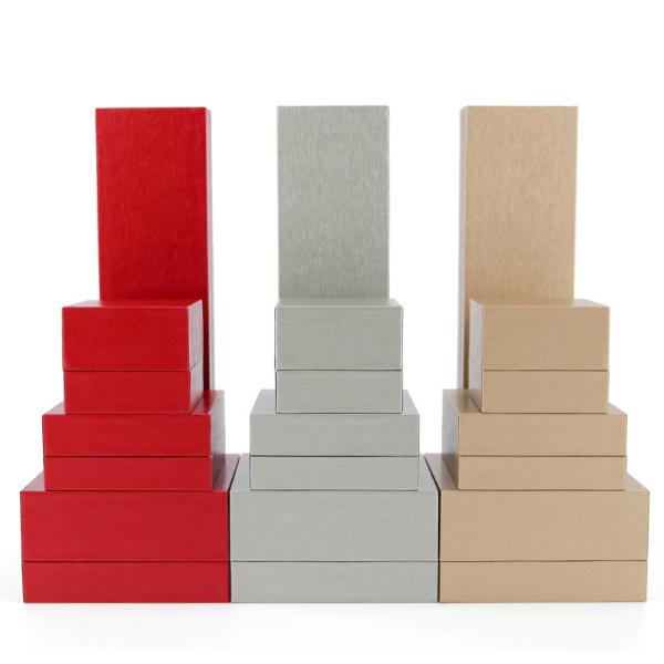 Taille personnalisée Luxe carton tactile Jeux de boîte d'emballage pour bracelet et bague