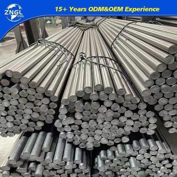 Barres d'acier rondes de qualité carbone laminées à chaud AISI 4140 4130 4320 4340 à faible teneur en carbone