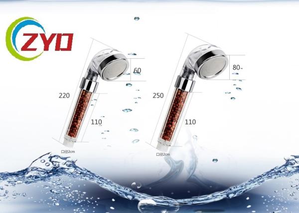 PC Plastic Thress Function Bathroom SPA Rainfall Jetting Massage Handheld Water Saving Head Hand Shower