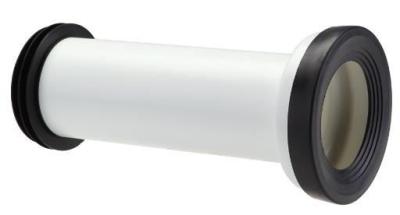 Black And White Toilet Straight Connector Rear Wall Shifter Tube Long Lifespan