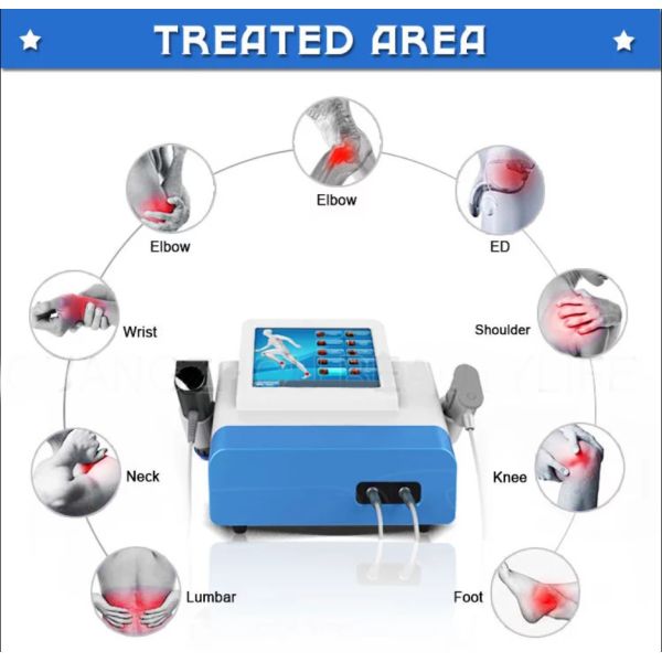Pneumatic Electromagnetic Erectile Dysfunction 6Hz Ems Shockwave Machine 2 In 1